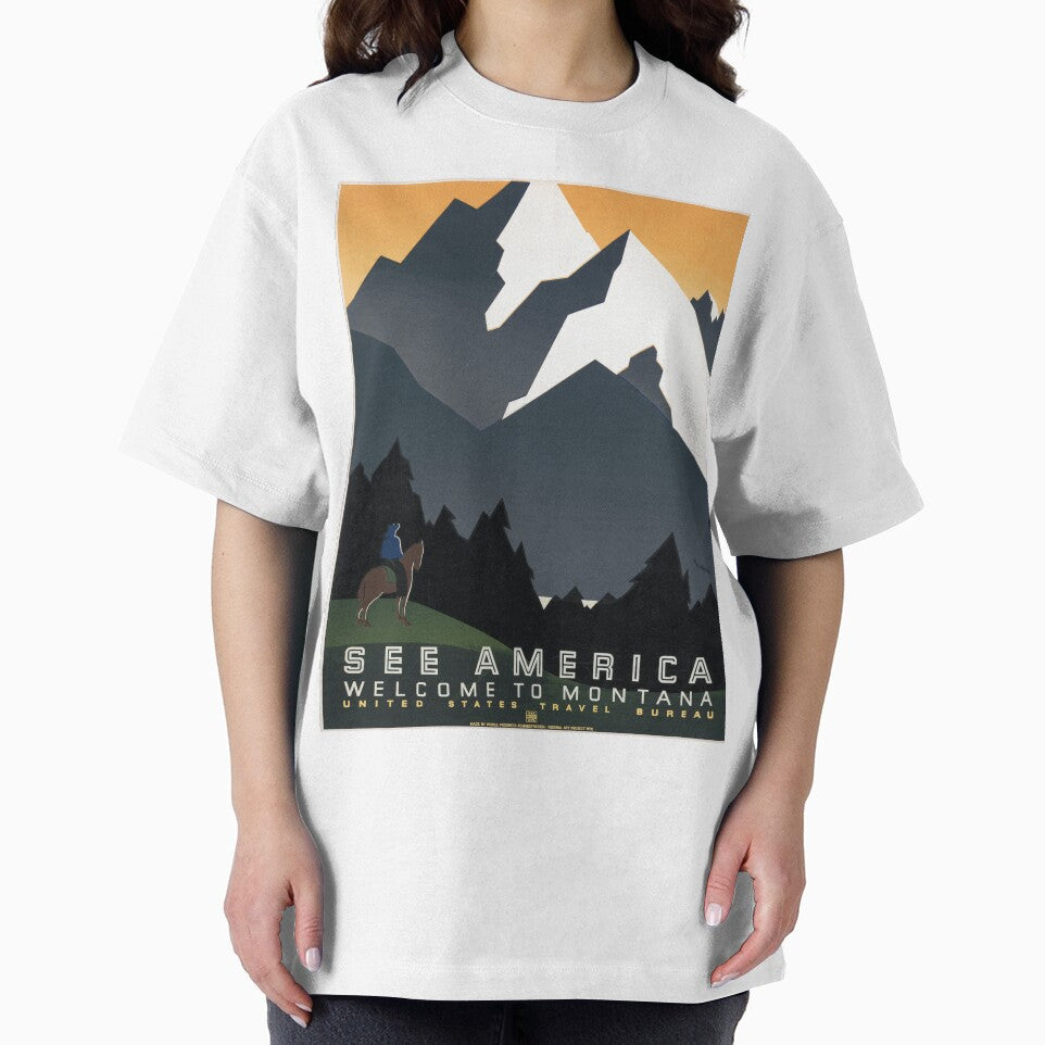 Welcome to Montana - vintage by VintageQrator T-Shirts, Hoodie, Sweatshirt | BlankRebels.com (Image 2)