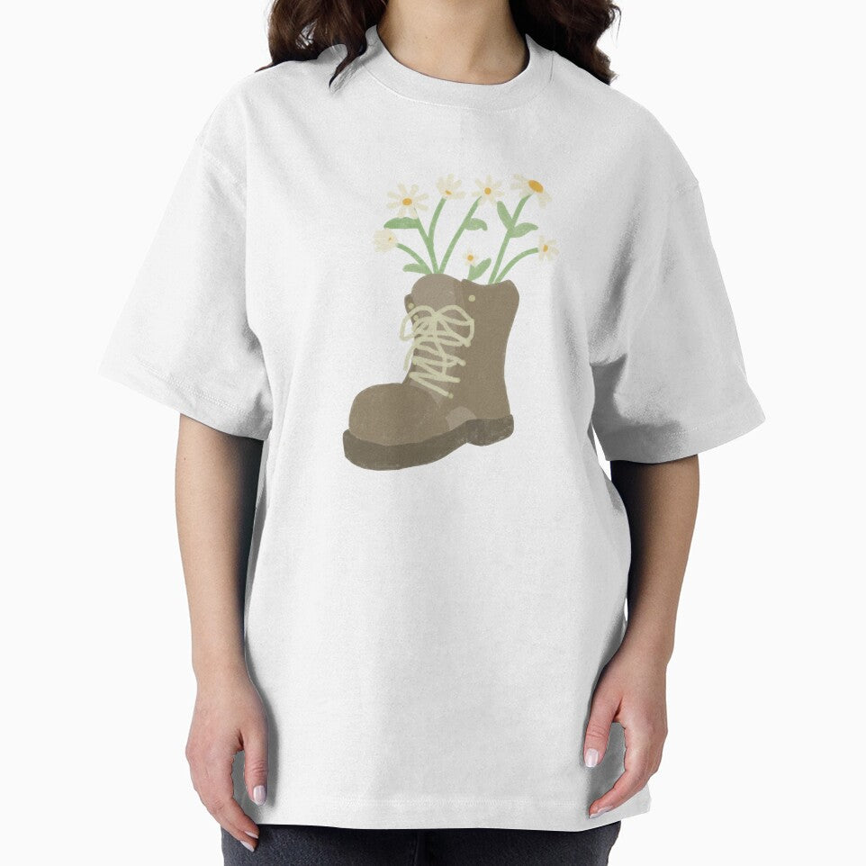 Vintage boot daisies by Sir Butter T-Shirts, Hoodie, Sweatshirt | BlankRebels.com (Image 2)