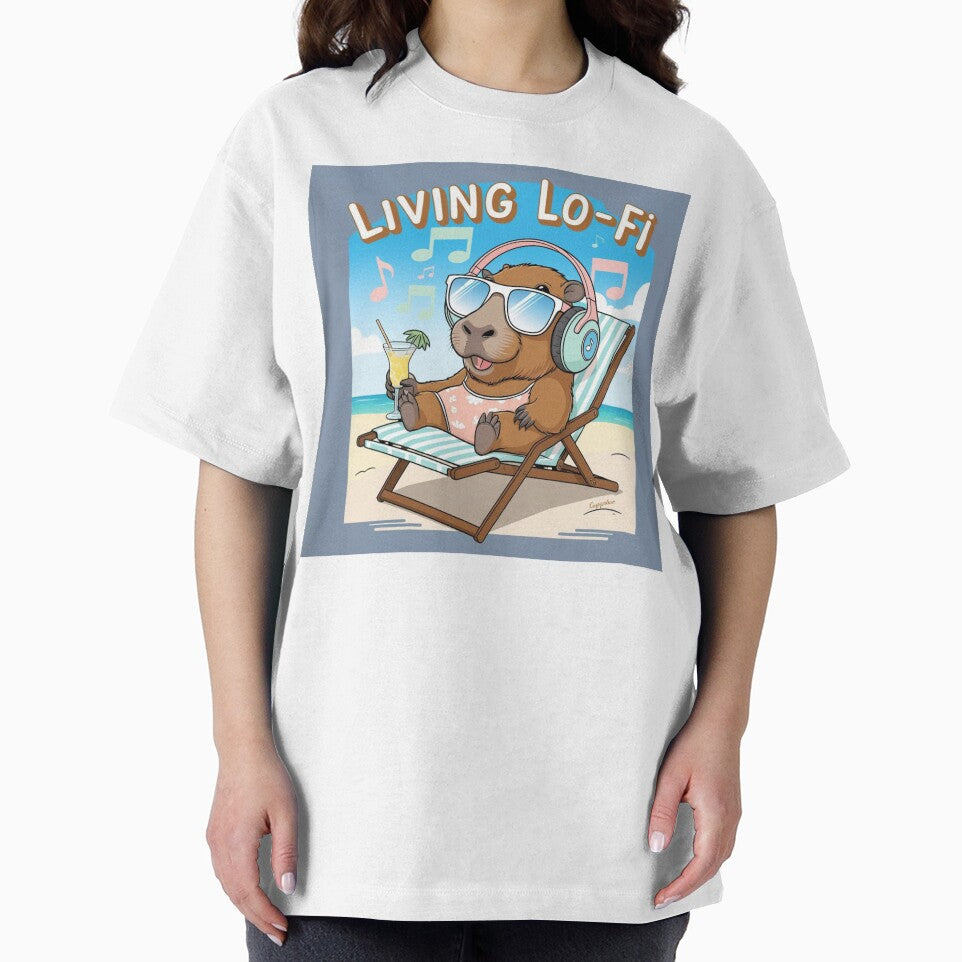 Beachside Capy by All Creative Designer T-Shirts, Hoodie, Sweatshirt | BlankRebels.com (Image 2)