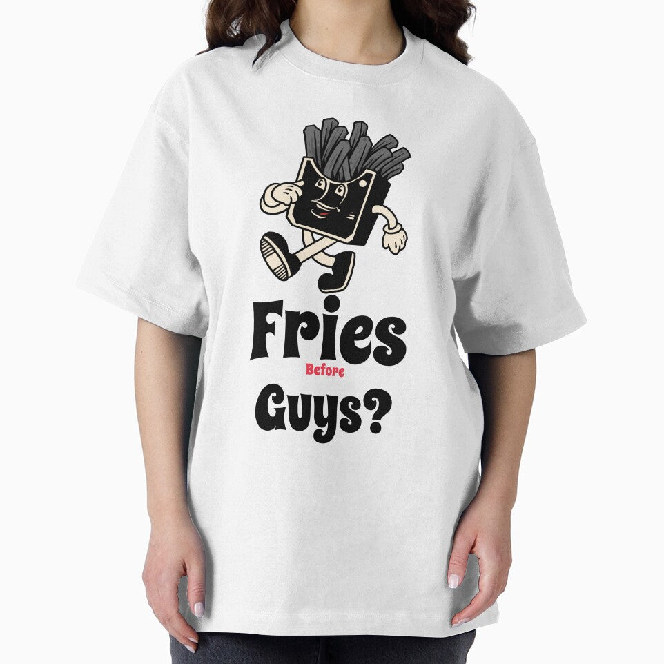 Fries Before Guys Foodie Woman by Blueiish T-Shirts, Hoodie, Sweatshirt | BlankRebels.com (Image 2)