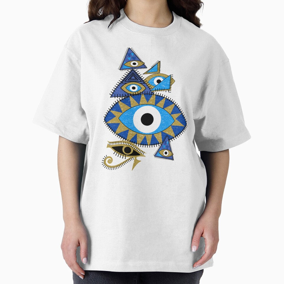 Blue Evil Eye-Protection by RedPurple-Tees Hoodie, Sweatshirt | BlankRebels.com (Image 2)