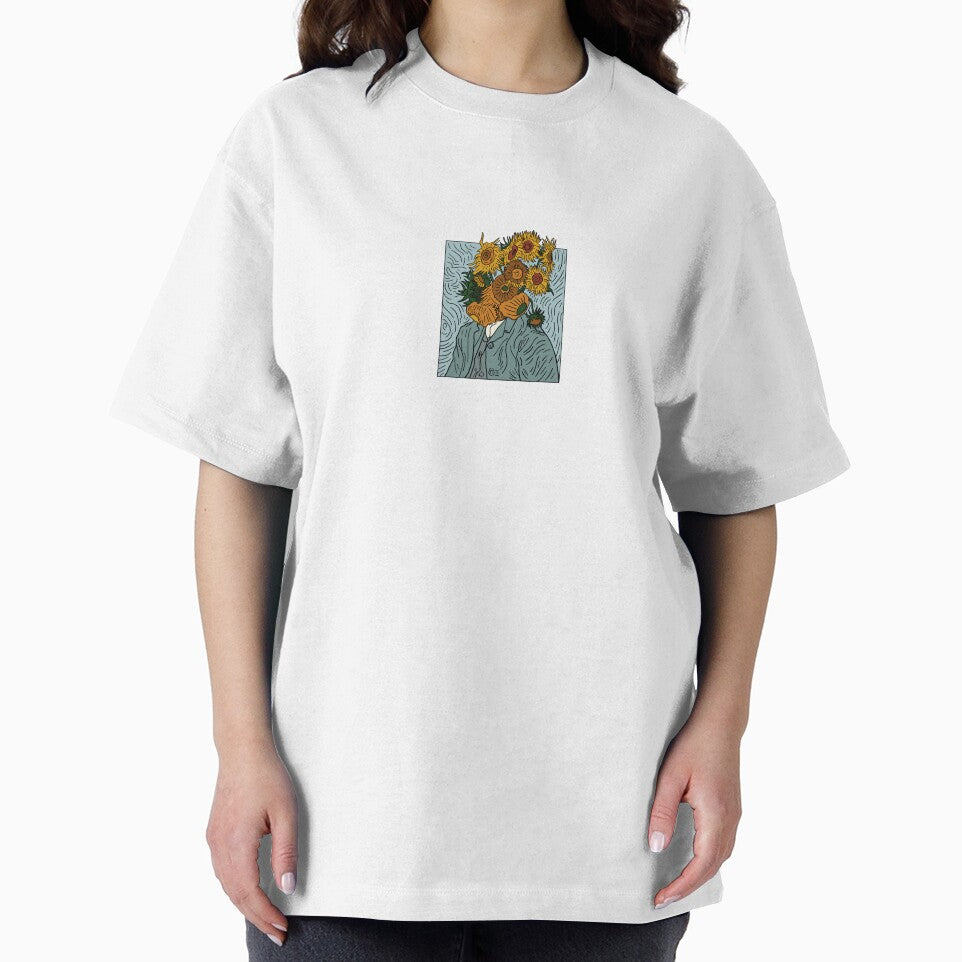 Vincent Van Gogh Sunflower Design by Bias Print Co. T-Shirts, Hoodie, Sweatshirt | BlankRebels.com (Image 2)