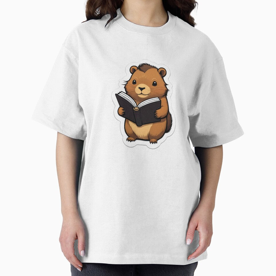 Capybara Reading by picturethispas T-Shirts, Hoodie, Sweatshirt | BlankRebels.com (Image 2)