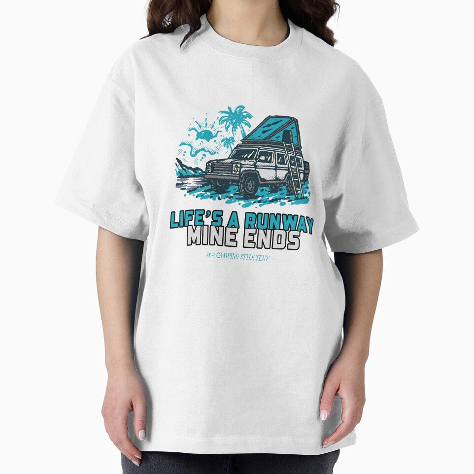 Life’s a Runway Mine Ends at a Camping Style Tent by Blueiish T-Shirts, Hoodie, Sweatshirt | BlankRebels.com (Image 2)