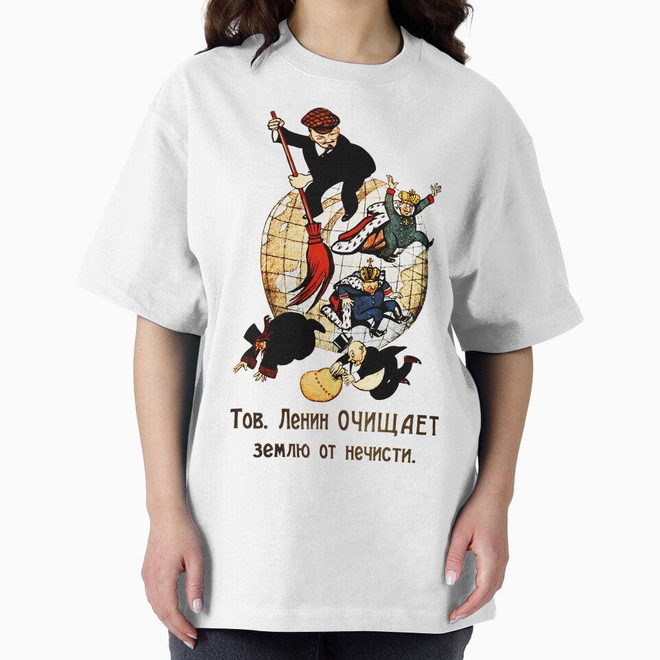 Comrade Lenin Cleans the World of Evil by Domain of the Public T-Shirts, Hoodie, Sweatshirt | BlankRebels.com (Image 2)