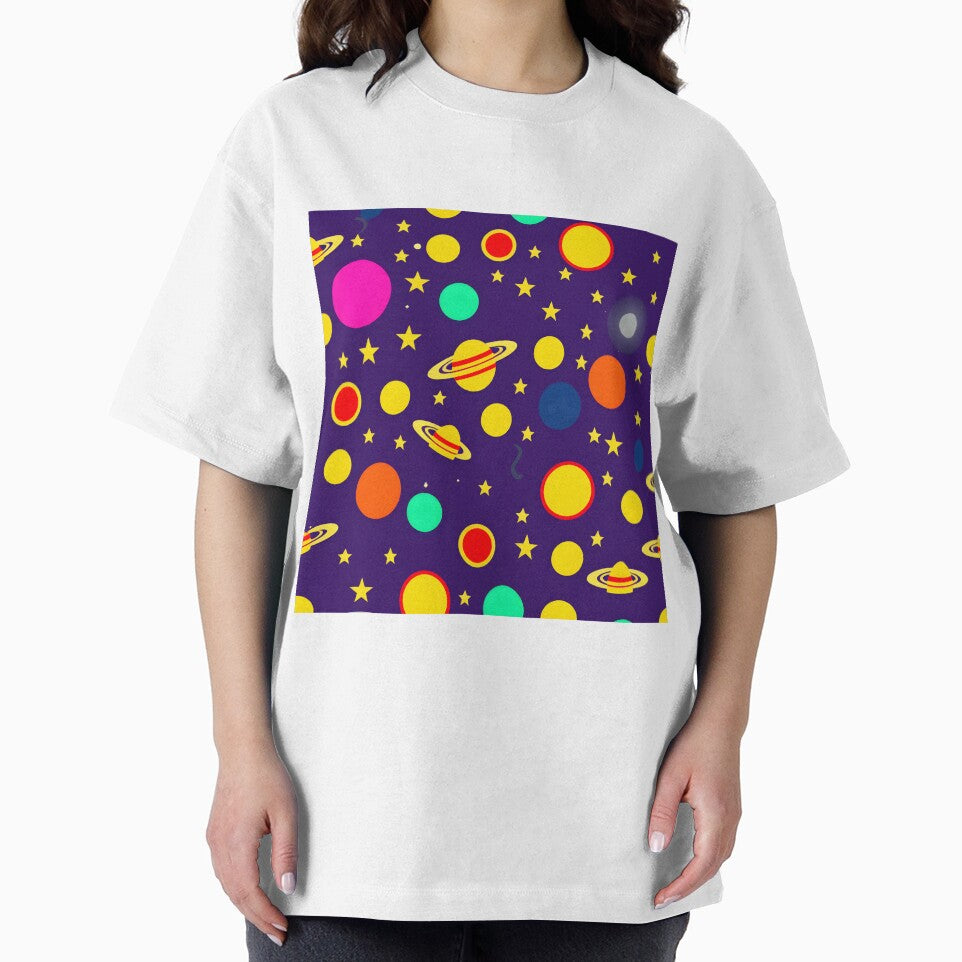 Space Pattern 1 by Planetporridge T-Shirts, Hoodie, Sweatshirt | BlankRebels.com (Image 2)