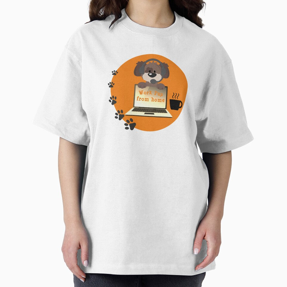Work Pup From Home by HandyDesign22 T-Shirts, Hoodie, Sweatshirt | BlankRebels.com (Image 2)