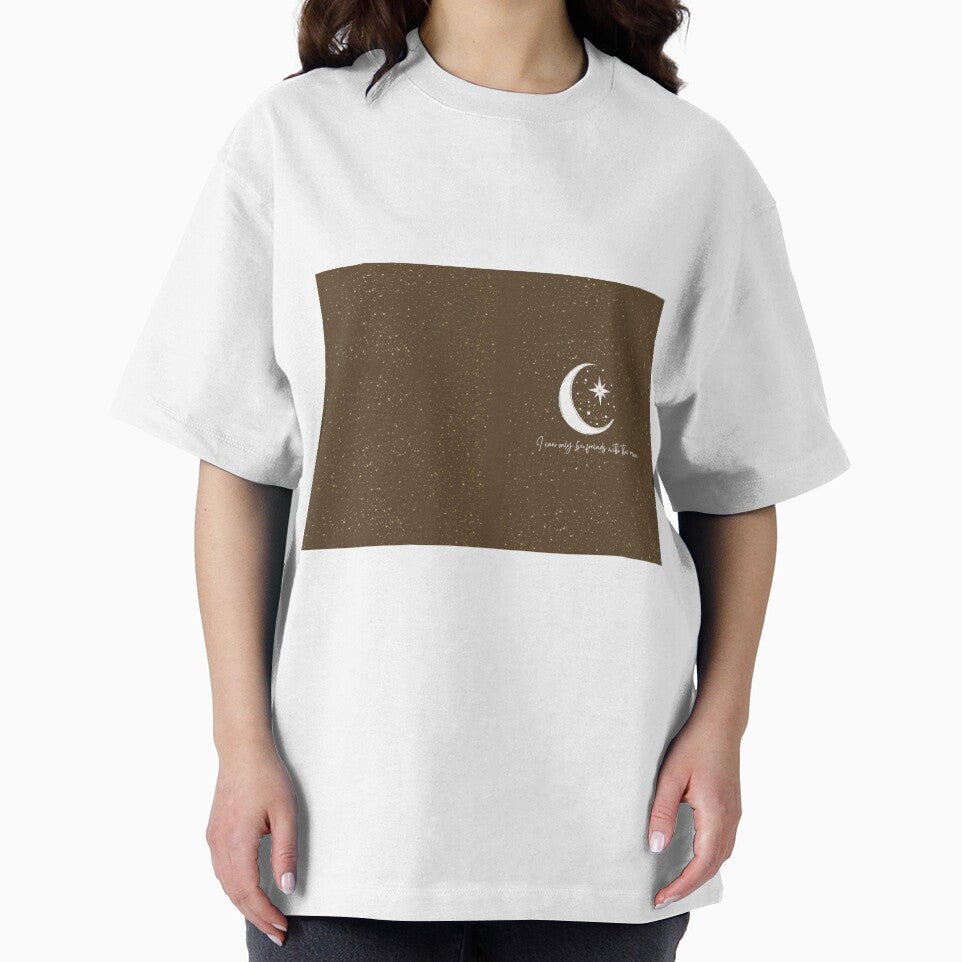 I can only friends with the moon - brown by Athenasgirl T-Shirts, Hoodie, Sweatshirt | BlankRebels.com (Image 2)