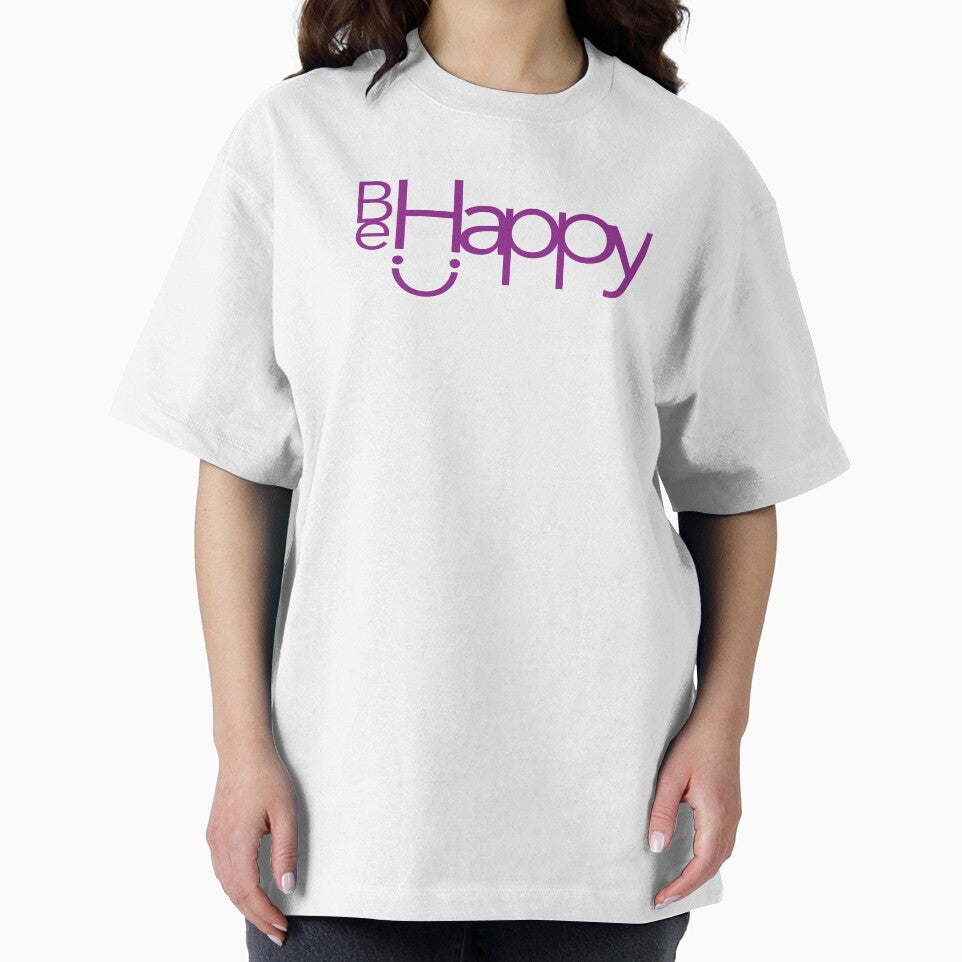 Be Happy Lettering Design by Khotekmei T-Shirts, Hoodie, Sweatshirt | BlankRebels.com (Image 2)