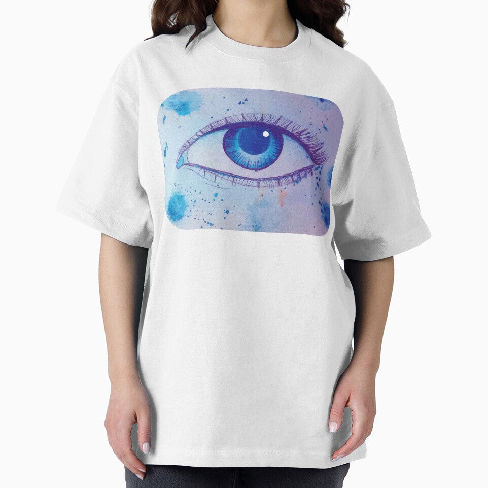 Big blue eye - watercolor painting. by Greitas T-Shirts, Hoodie, Sweatshirt | BlankRebels.com (Image 2)