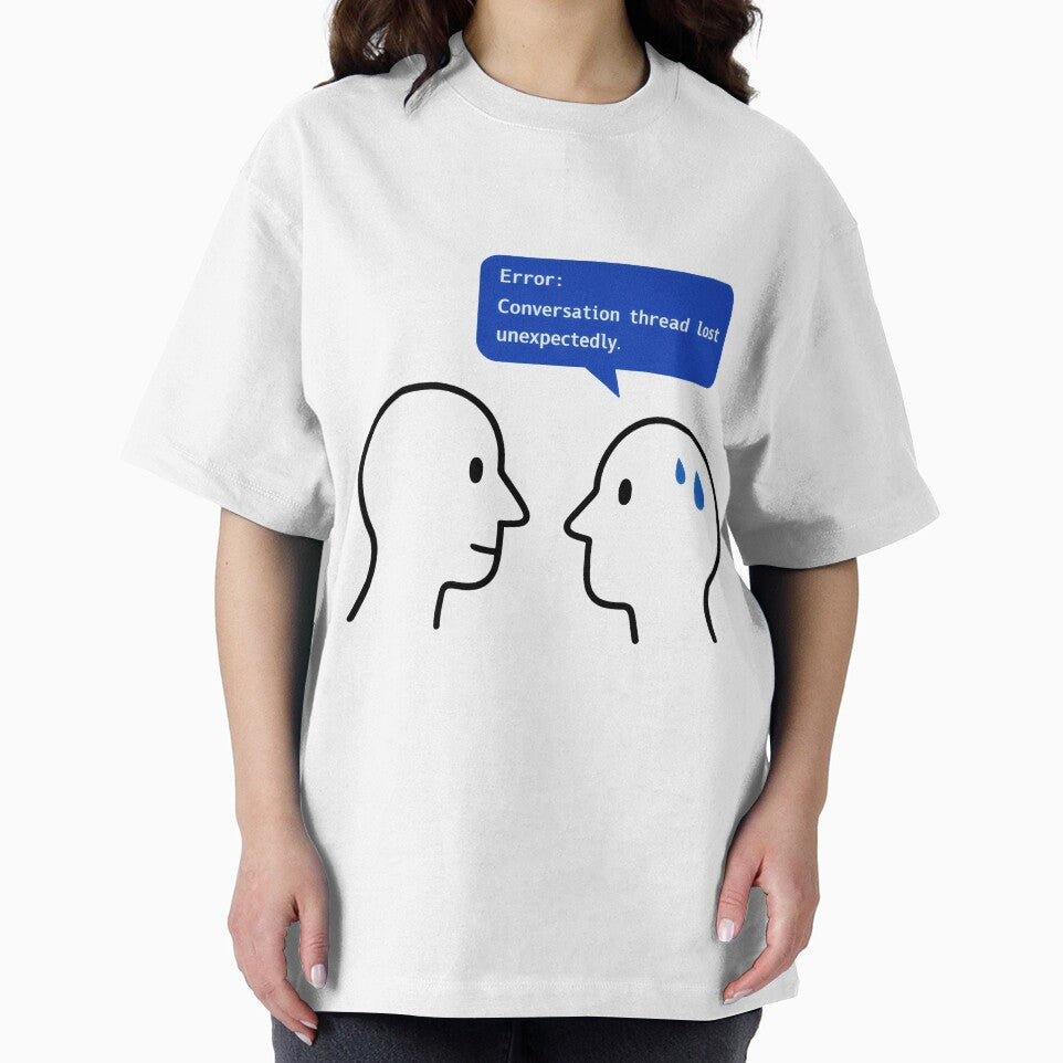 Conversation Thread Lost Unexpectedly – ADHD Brain Bluescreen by Neurodelic T-Shirts, Hoodie, Sweatshirt (Image 2)