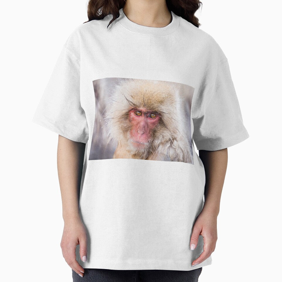 Wildlife Portrait - Snow Monkey (Japan) by Kellie Netherwood T-Shirts, Hoodie, Sweatshirt | BlankRebels.com (Image 2)