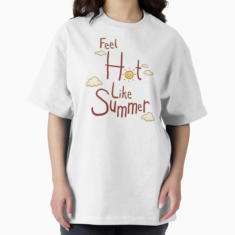 Feel Hot Like Summer Lettering Colorful Version by Khotekmei T-Shirts, Hoodie, Sweatshirt | BlankRebels.com (Image 2)