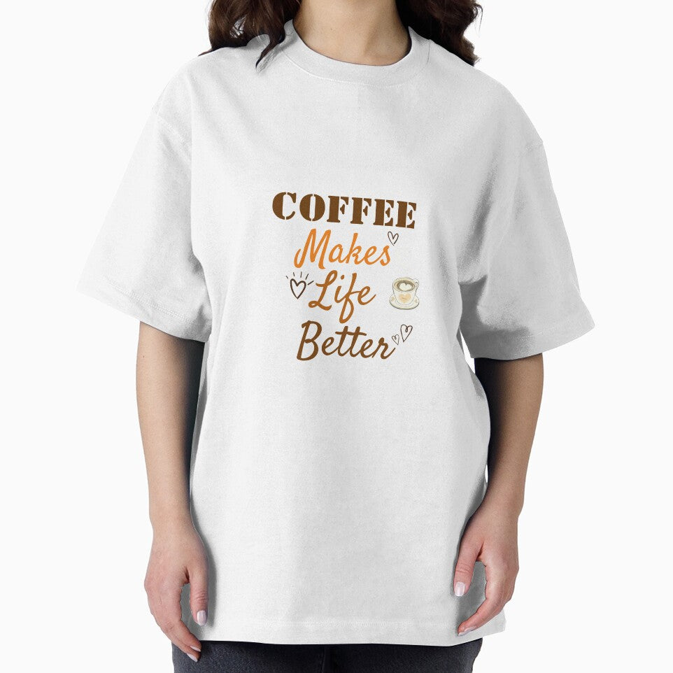 Coffee Makes Life Better - for Coffee Lovers by ShopSend T-Shirts, Hoodie, Sweatshirt | BlankRebels.com (Image 2)