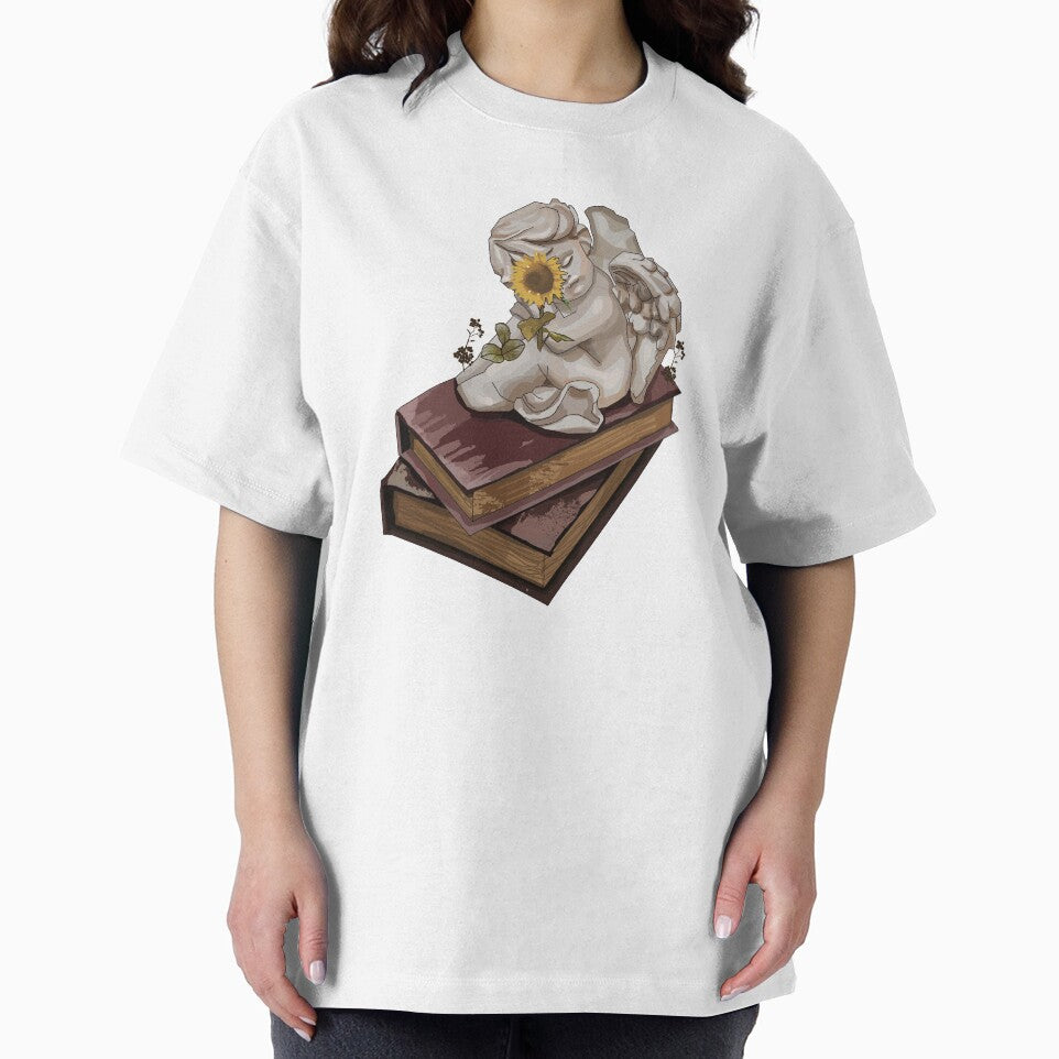 Aesthetic Dark academia Scuplture and Books - Vintage by Enella's Corner T-Shirts, Hoodie, Sweatshirt (Image 2)
