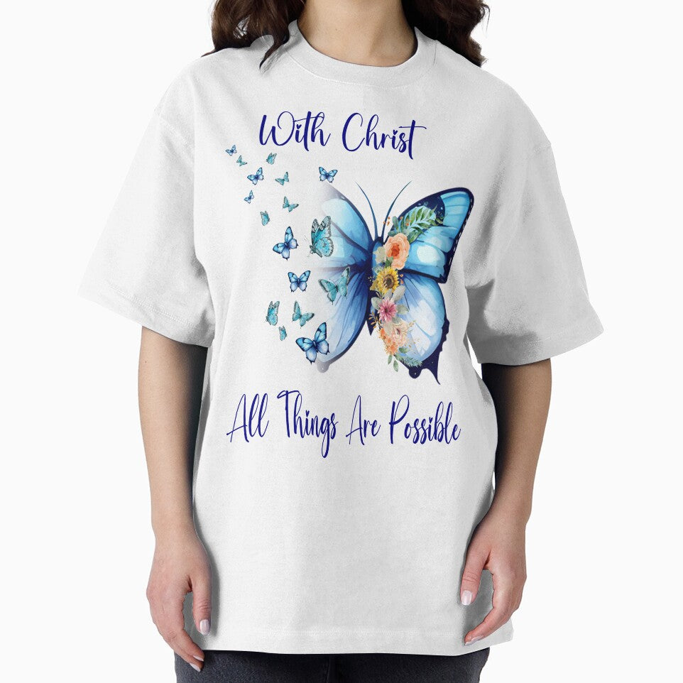 Magical Luna Moth: With Christ All Things are Possible by MysticOzzy T-Shirts, Hoodie, Sweatshirt | BlankRebels.com (Image 2)