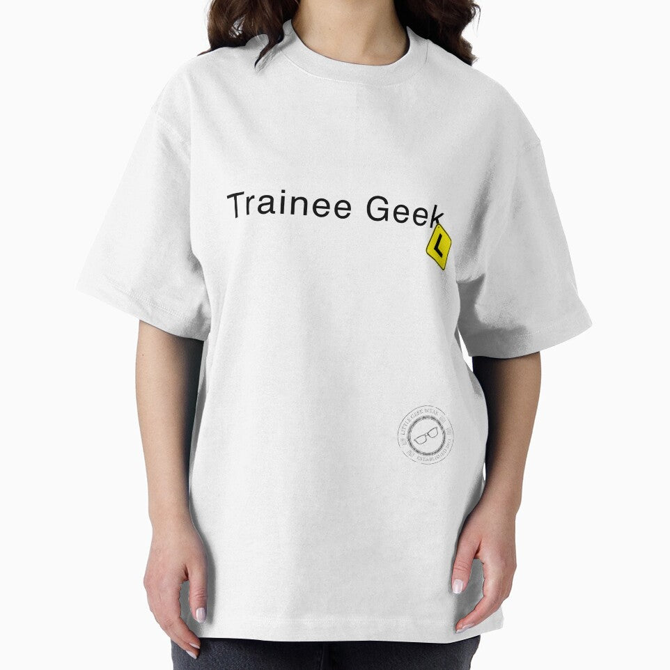 Trainee Geek (black text) by Jason Fitzsimmons