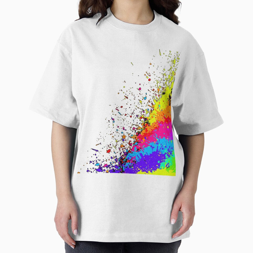 Grunge Paint Splat Rainbow by leen12 Art Designs Prints T-Shirts, Hoodie, Sweatshirt | BlankRebels.com (Image 2)