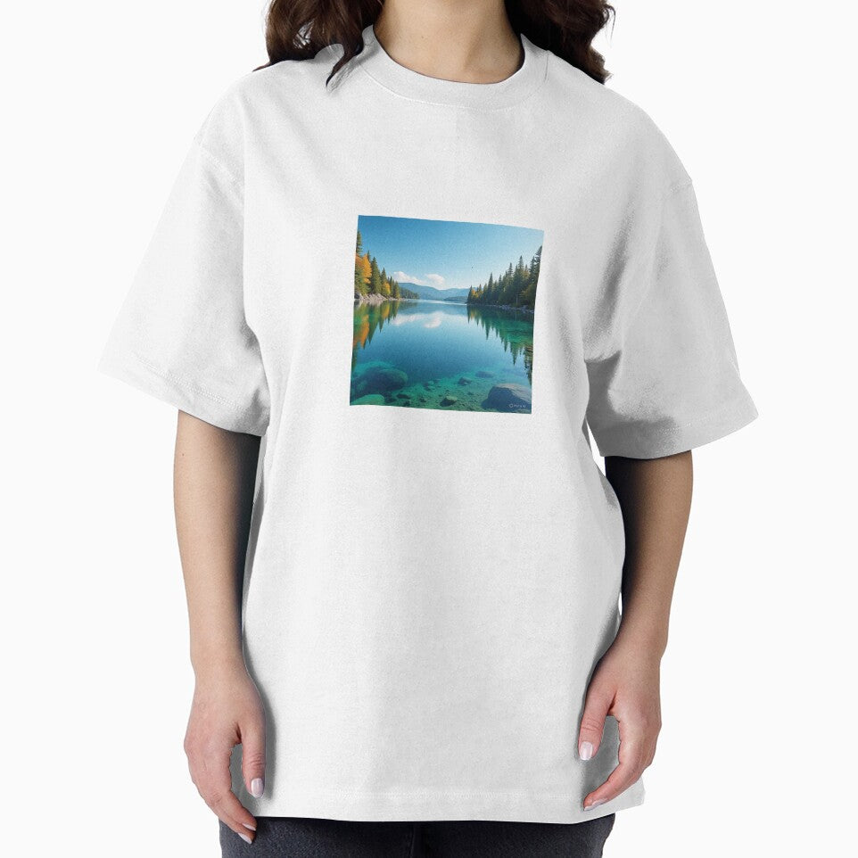 Beautiful lake by Stickersshop04 T-Shirts, Hoodie, Sweatshirt | BlankRebels.com (Image 2)
