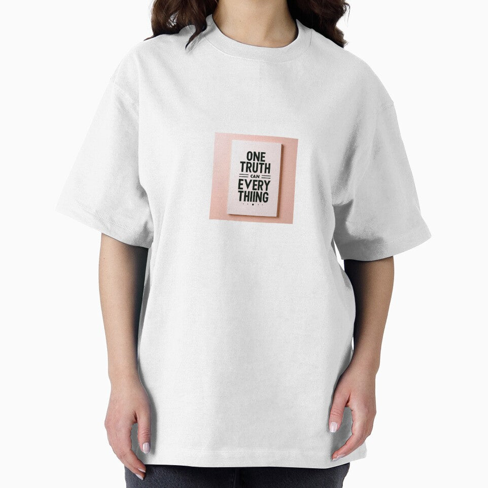 One Truth Can Change Everything – Minimal Motivational Quote by 1TruthMatrix T-Shirts, Hoodie, Sweatshirt (Image 2)
