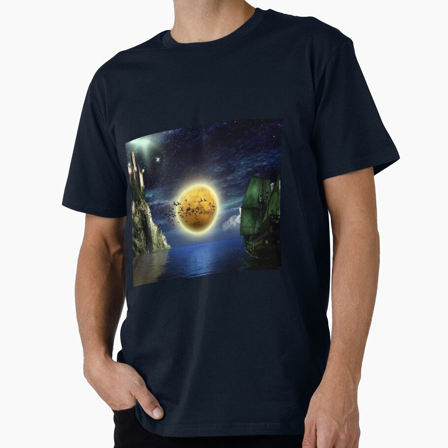 The view of a planet on the horizon by Pantelis-design T-Shirts, Hoodie, Sweatshirt | BlankRebels.com (Image 1)