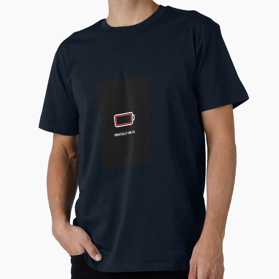 Mentally on 1% – Low Battery Mood by VeloraHaven T-Shirts, Hoodie, Sweatshirt | BlankRebels.com (Image 1)