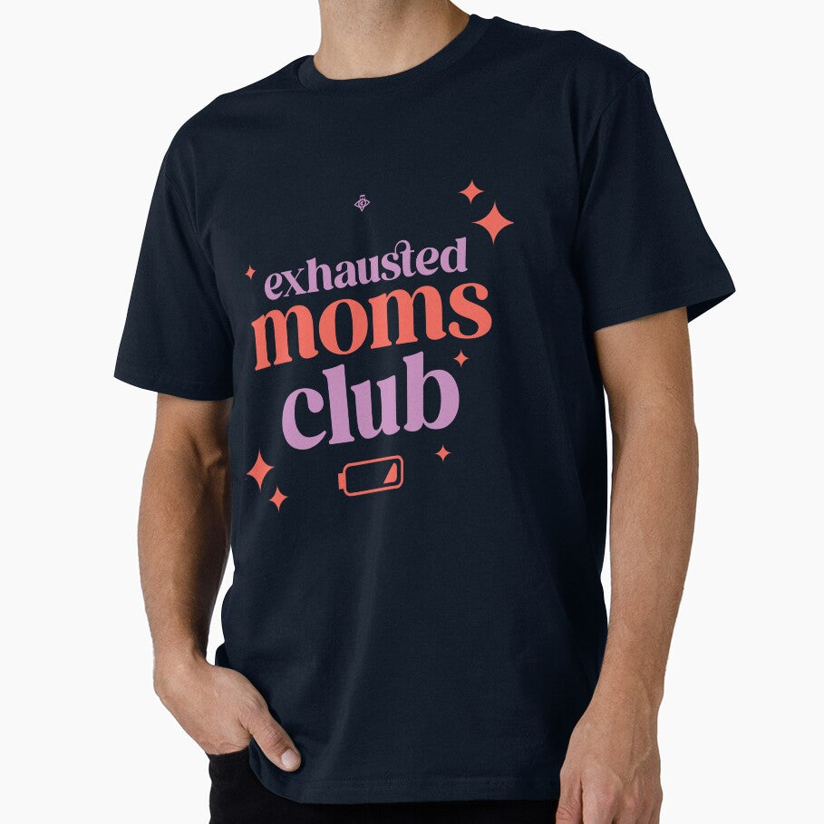 Exhausted Moms Club by rfilustra T-Shirts, Hoodie, Sweatshirt | BlankRebels.com (Image 1)