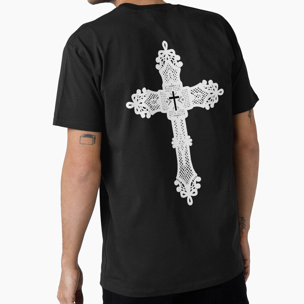 White Lace Cross by AEcclesiasticus T-Shirts, Hoodie, Sweatshirt | BlankRebels.com (Image 1)