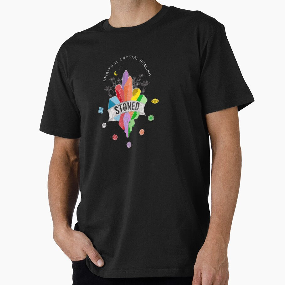 Stoned Crystal Healing by Iiamsmerch24 T-Shirts, Hoodie, Sweatshirt | BlankRebels.com (Image 1)