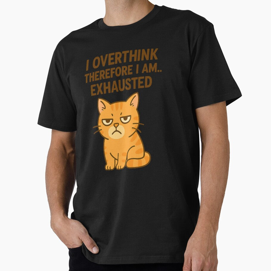 Professional Overthinker | Funny Anxiety by Tw1nsAIArt T-Shirts, Hoodie, Sweatshirt | BlankRebels.com (Image 1)
