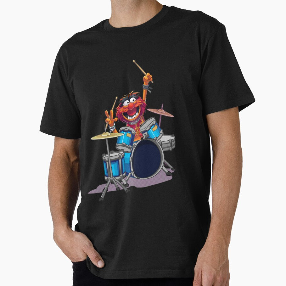 Animal Drummer The Muppets Show Classic T-Shirt by WYSSSIMINGTON Hoodie, Sweatshirt | BlankRebels.com (Image 1)