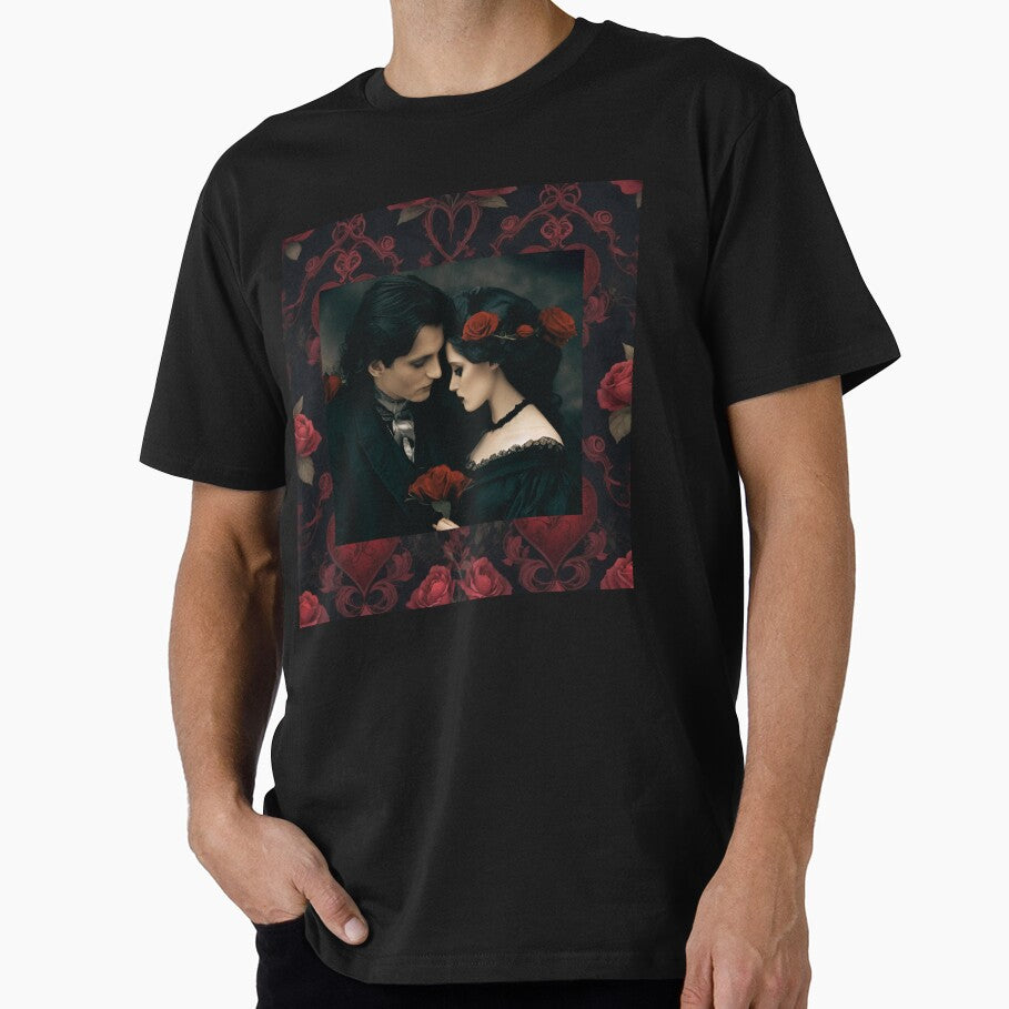 Romantic Victorian Gothic Couple by dreamparlor T-Shirts, Hoodie, Sweatshirt | BlankRebels.com (Image 1)