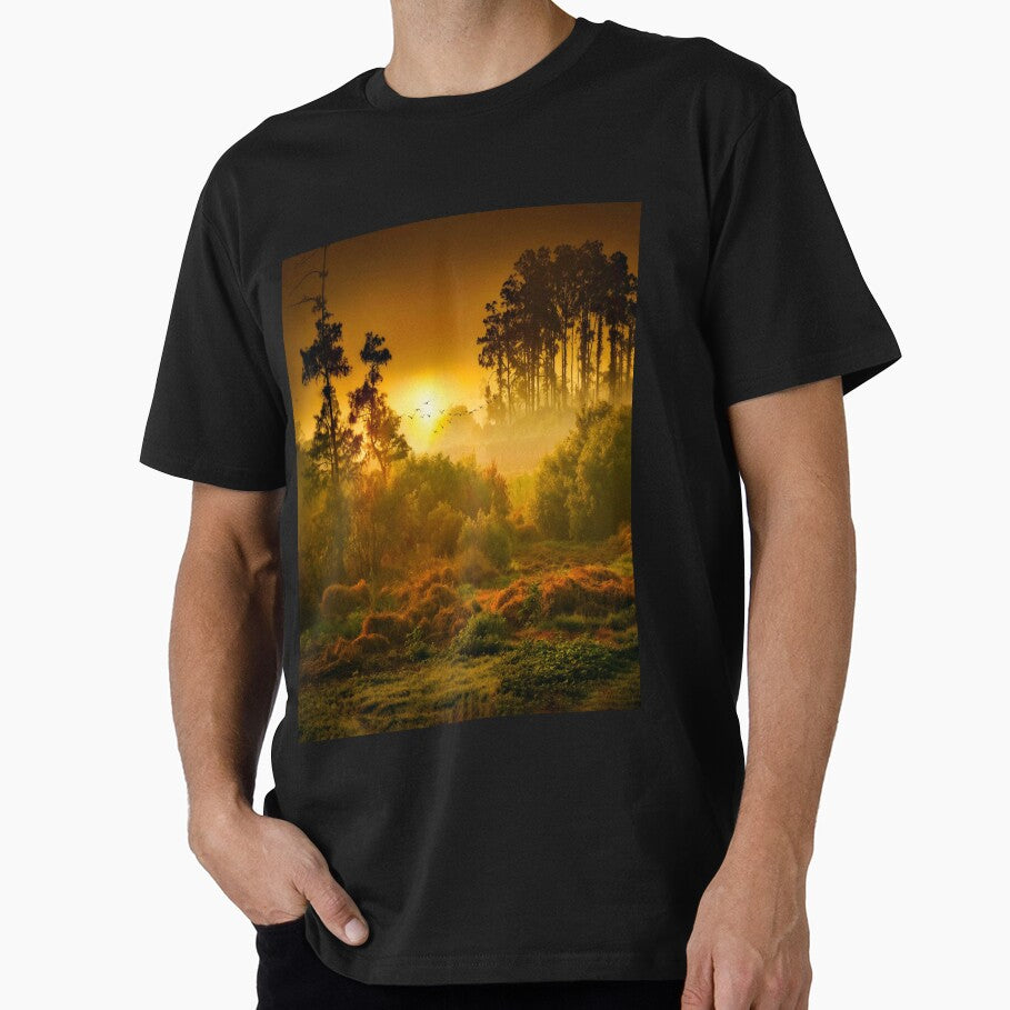 Golden Sunset Wildlife Savannah by Alladin7 T-Shirts, Hoodie, Sweatshirt | BlankRebels.com (Image 1)