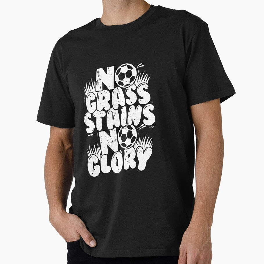 Funny Soccer Boys Girls Teen Futbol No Stains No Glory by Crush Retro®