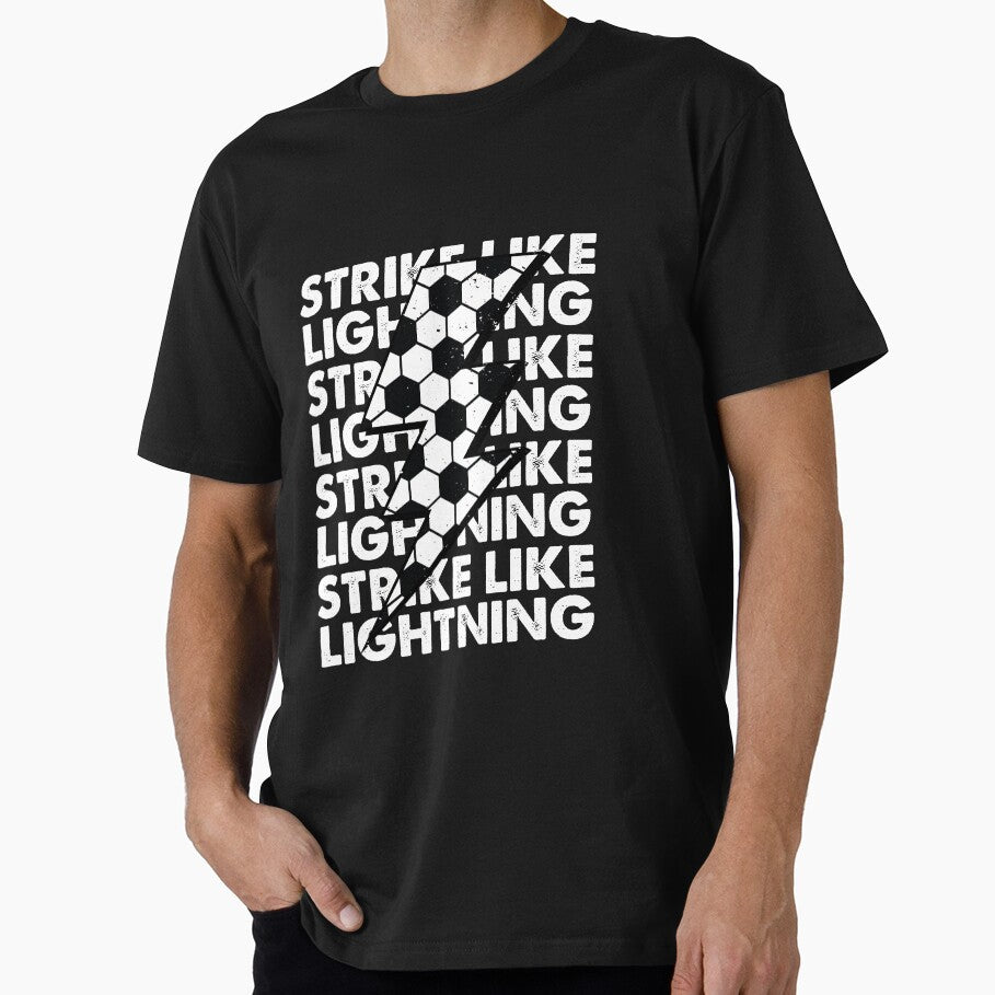 Funny Soccer Sport Boys Girl Teen Futbol Strike Like Lighting by Crush Retro®
