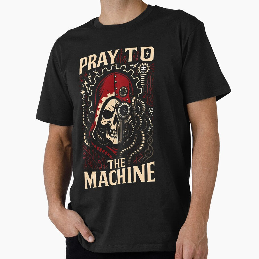 Pray to the Machine – Adeptus Mechanicus Tee by BravenBold Hoodie, Sweatshirt | BlankRebels.com (Image 1)