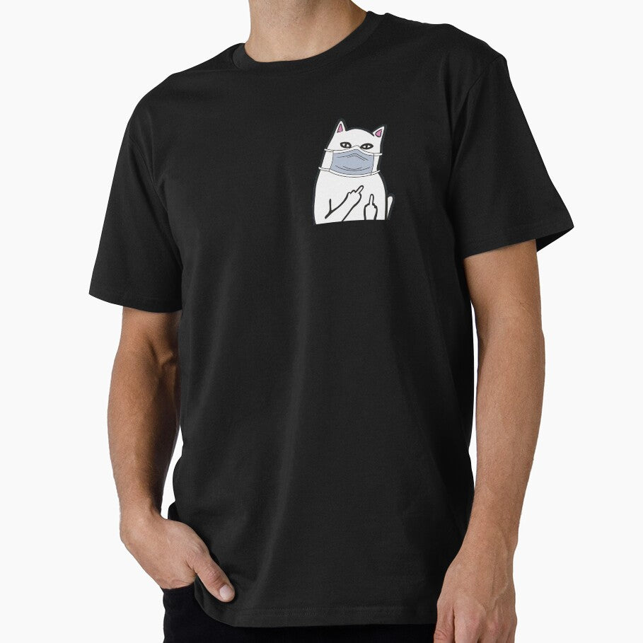 Cat with mask on by evilgo T-Shirts, Hoodie, Sweatshirt | BlankRebels.com (Image 1)