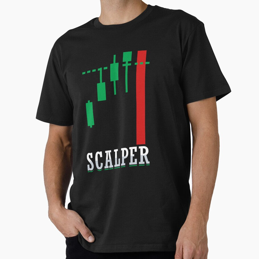 Scalper – Stock Market Trader Quote T-Shirt | Investing Psychology Meme | Day Trading Scalper Design by... (Image 1)
