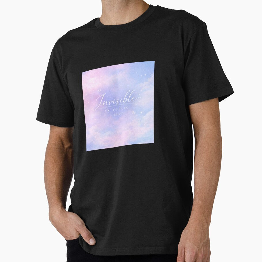 Invisible In Public Club – Dreamy Pastel Introvert Aesthetic Design by Sanika arts T-Shirts, Hoodie, Sweatshirt (Image 1)