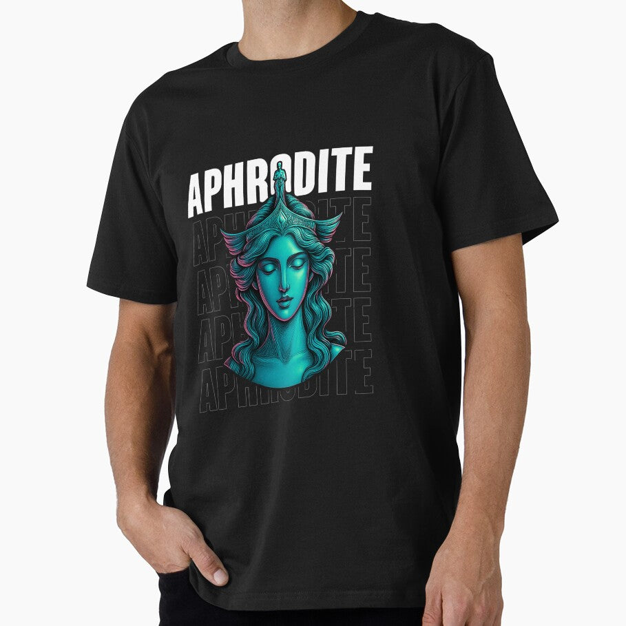 Aphrodite Neon Statue – Vaporwave Greek Goddess Art T-Shirts, Hoodie, Sweatshirt