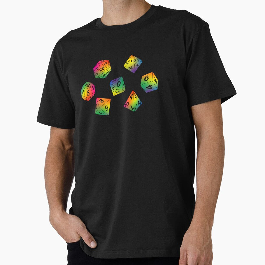 Roll with Pride -  LGBTQ+ Adventure Tabletop Gamers by TangoCharlieNZ T-Shirts, Hoodie, Sweatshirt (Image 1)