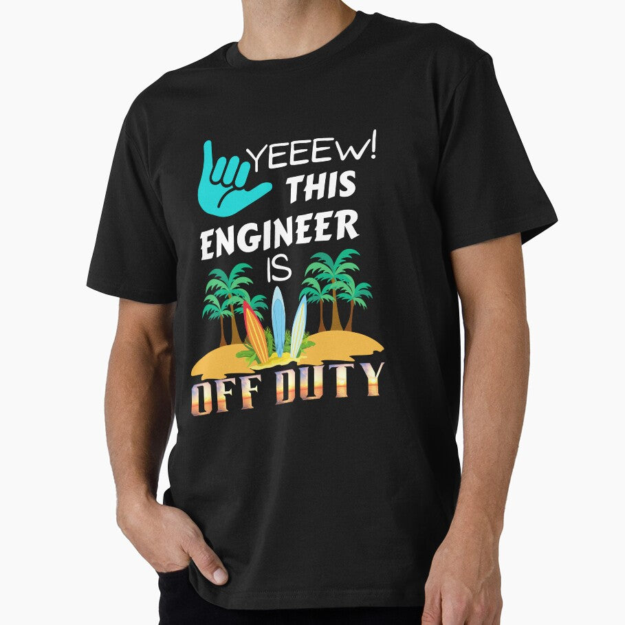 Yeeew this engineer is off duty. Retired engineer by dsrdirect by dsrdirect T-Shirts, Hoodie, Sweatshirt (Image 1)