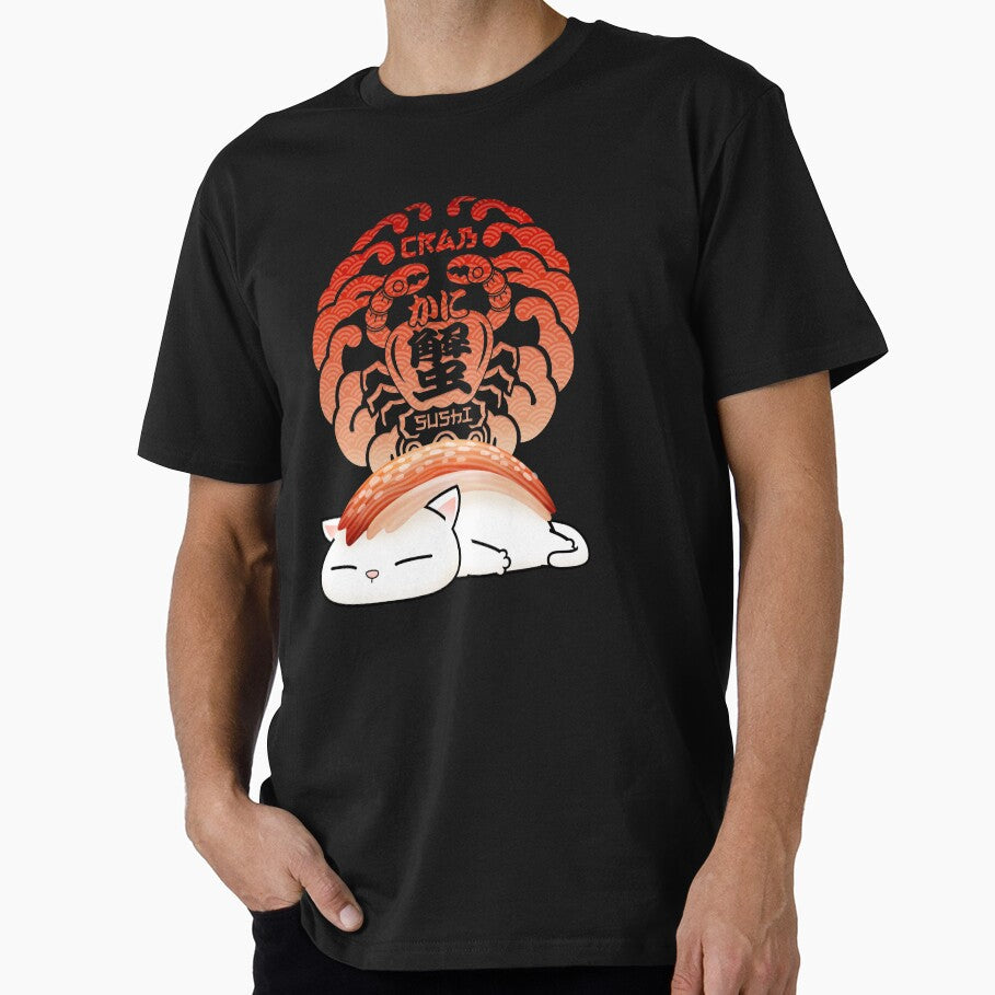 Kani Sushi Cat by Takeda-art T-Shirts, Hoodie, Sweatshirt | BlankRebels.com (Image 1)
