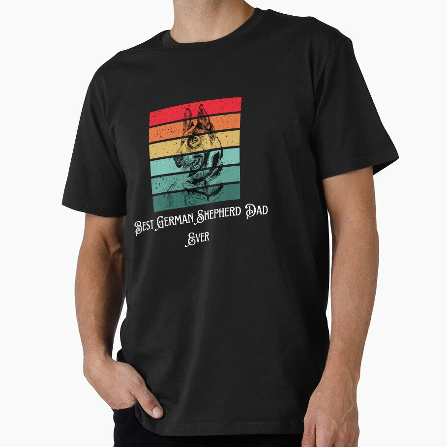 Best German Shepherd Dad Ever. by Doggymadness T-Shirts, Hoodie, Sweatshirt | BlankRebels.com (Image 1)