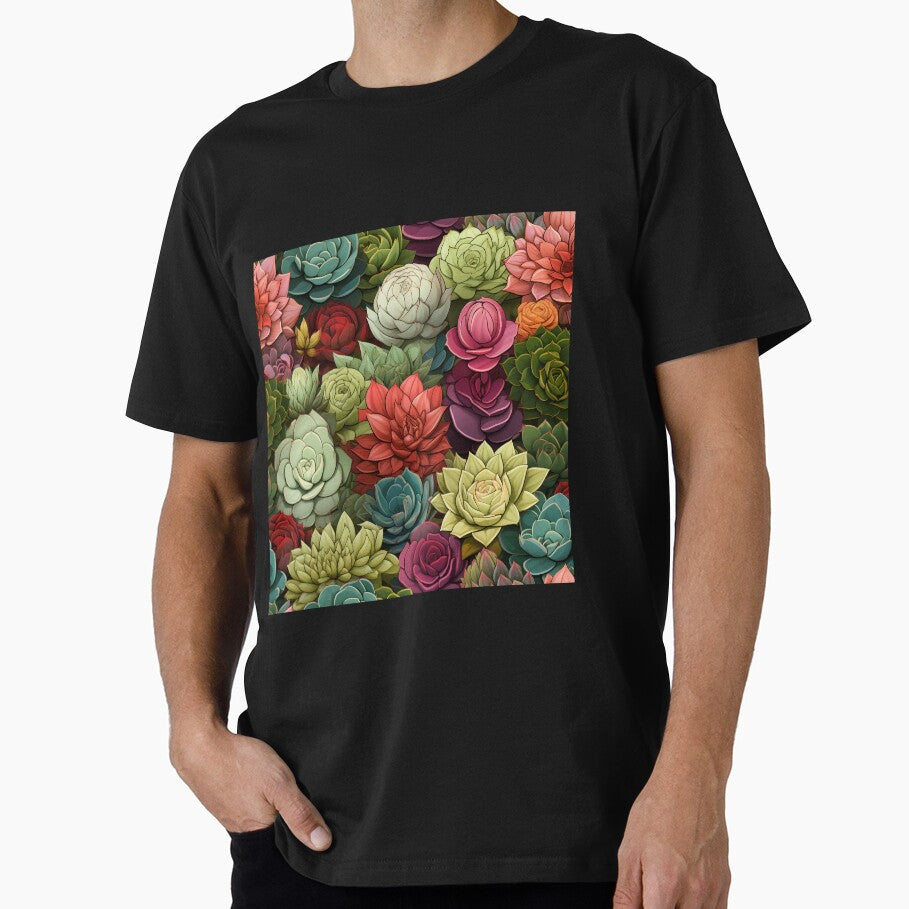 Colourful Succulents by Deepestblue T-Shirts, Hoodie, Sweatshirt | BlankRebels.com (Image 1)