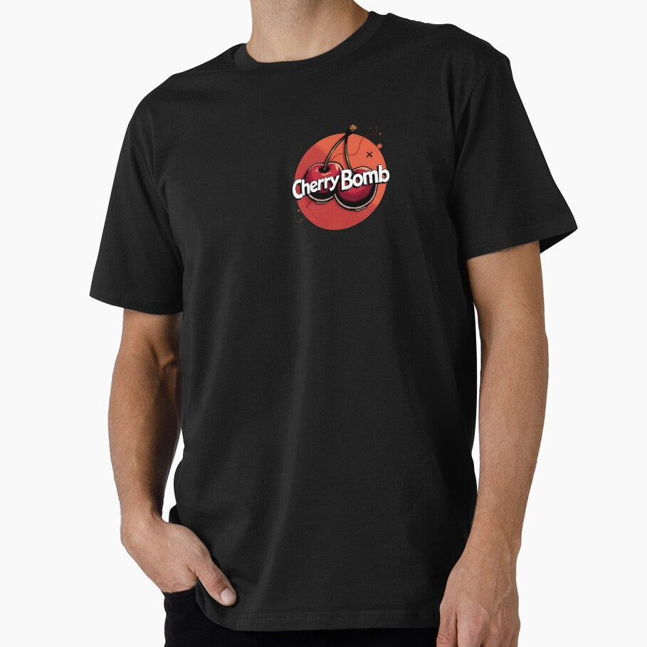 Cherry Bomb – Minimalist Retro Cherry Design by Designynatalii T-Shirts, Hoodie, Sweatshirt | BlankRebels.com (Image 1)
