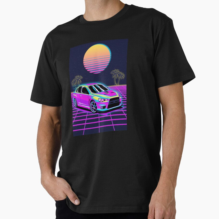 Vaporwave Car Lancer Evolution 10 by Ryzdesain T-Shirts, Hoodie, Sweatshirt | BlankRebels.com (Image 1)