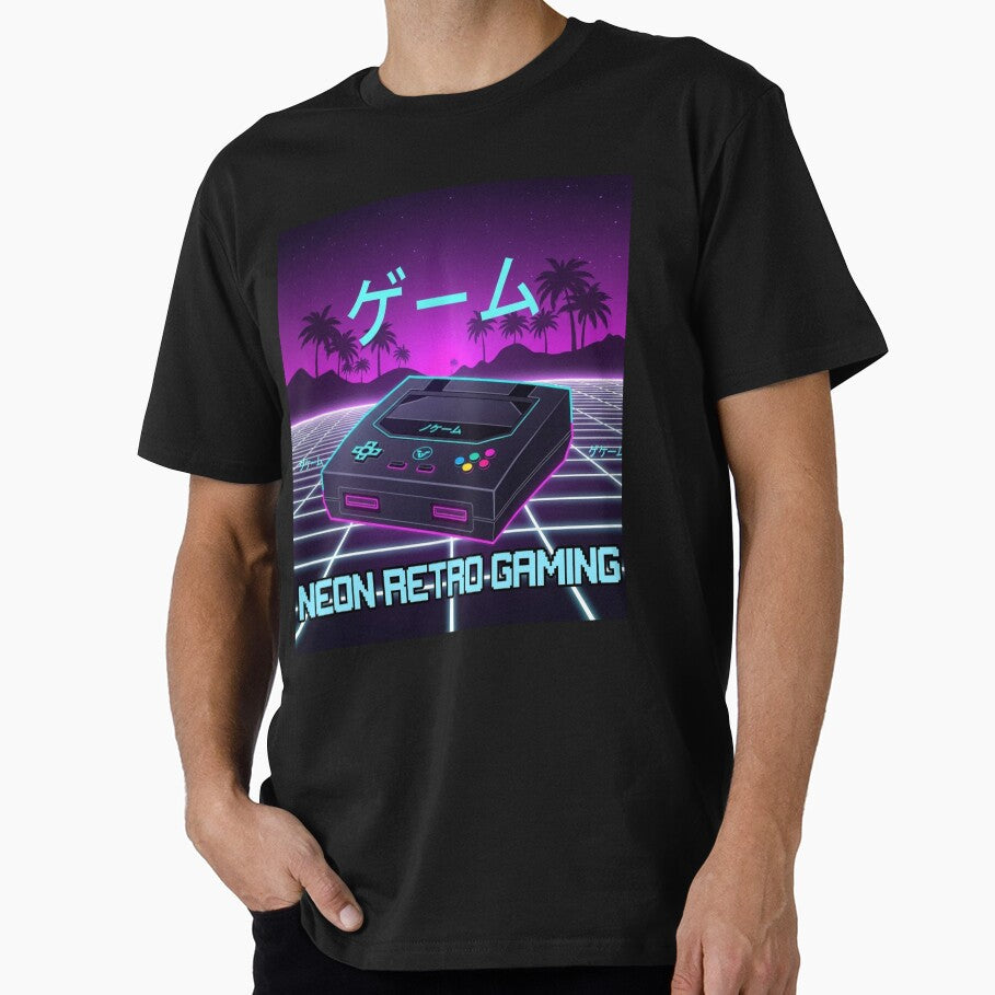 Neon Retro Gaming by PunkVerseStudio T-Shirts, Hoodie, Sweatshirt | BlankRebels.com (Image 1)