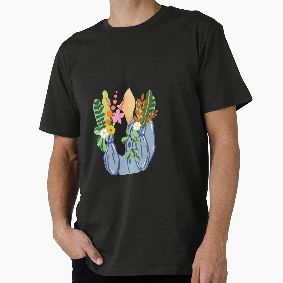 A Girl with Leafy hand by DaphneyBlossom T-Shirts, Hoodie, Sweatshirt | BlankRebels.com (Image 1)