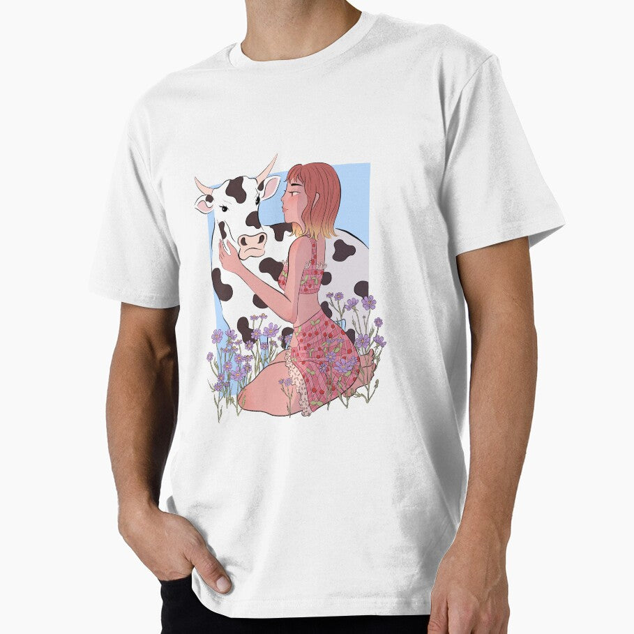 Flowers Cow Girl by tulipicetea T-Shirts, Hoodie, Sweatshirt | BlankRebels.com (Image 1)